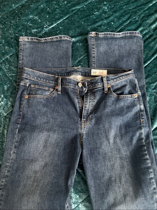 GAP Denim - GAP Women's Medium-Dark Blue Straight Leg Jeans